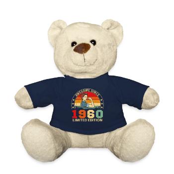 1960er Jahre Vintage Retro Geburtstagsgeschenk - Teddy - French Navy - Vorne
