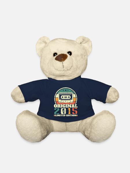 2015 Vintage Retro Cadeau D’anniversaire - Nounours - bleu marine