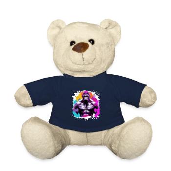 Gorille Bodybuilding Beast - Nounours - bleu marine - Devant