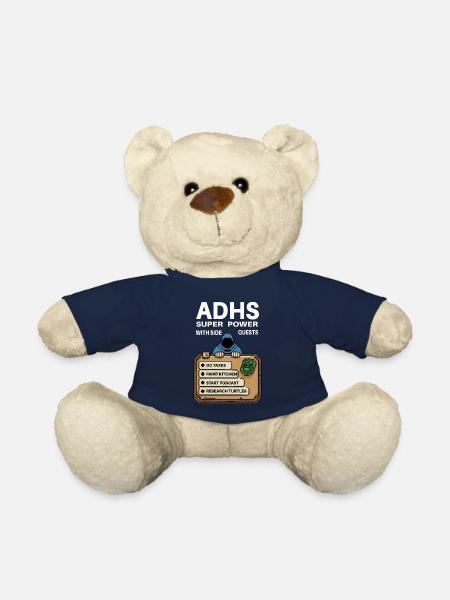 ADHS Superkraft – Side-Quest Held Shirt - Teddy - French Navy