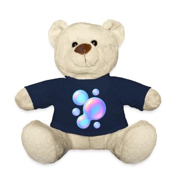 Color Bubbles – Stylische Seifenblasen in 3D-Optik - Teddy - French Navy - Vorne