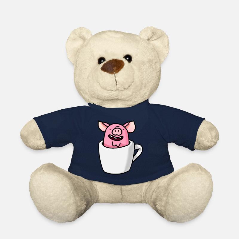 Coupe Cochon - Nounours - bleu marine