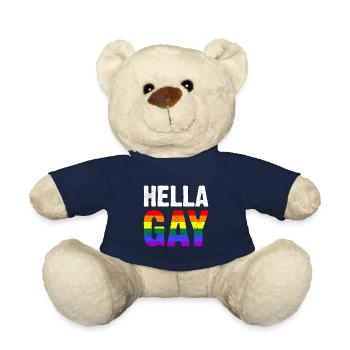 Hella Gay - Teddy Bear - french navy - Front