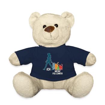 Ich & meine Follower – Katzenhumor Design - Teddy - French Navy - Vorne