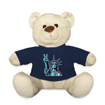 Statue of Liberty Peace - Teddy Bear - french navy - Front