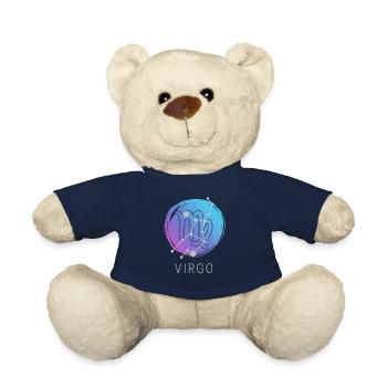 Horoscope du zodiaque Vierge Signe du zodiaque - Nounours - bleu marine - Devant