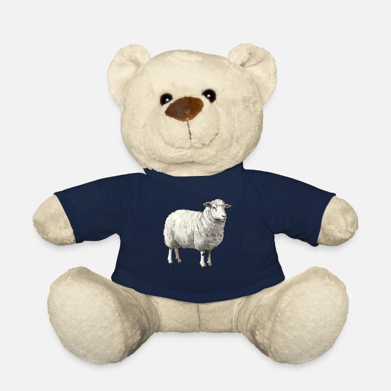 Schafe Schaf - Teddy - French Navy