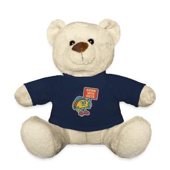 Protest Taco Against Diets - Teddy Bear - french navy - Front