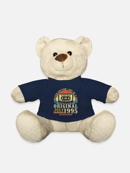 Juillet 1995 Vintage Retro Cadeau D’anniversaire - Nounours - bleu marine