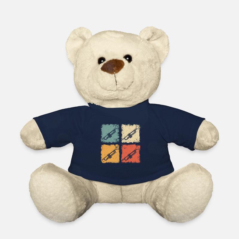 Vintage Trompete Jazz Trompeter Grafik - Teddy - French Navy