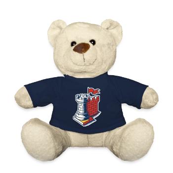 Schachspieler Turm Als Schloss Schachliebhaber - Teddy - French Navy - Vorne