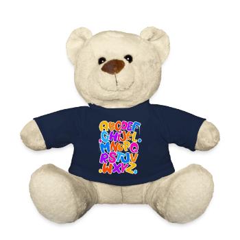 Abc Einschulung Schulkind - Teddy - French Navy - Vorne