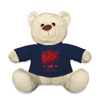 Leopard Gecko Reptile Keeper Streetwear - Teddy Bear - french navy - Front