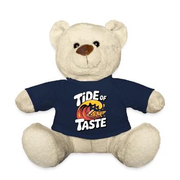 Marée du goût Pizza Wave Design - Nounours - bleu marine - Devant