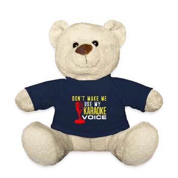 Karaoke Lover Don't Make Me Use My Karaoke Voice S - Teddy - French Navy - Vorne