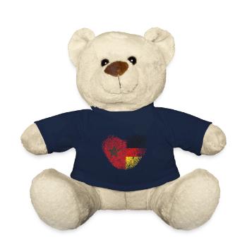 Marokko Fingerabdruck für Deutsch-Marokkaner - Teddy - French Navy - Vorne