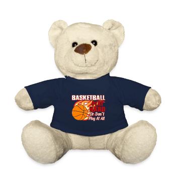 Basketball Play Hard Or Don't Play At All - Teddy Bear - french navy - Front
