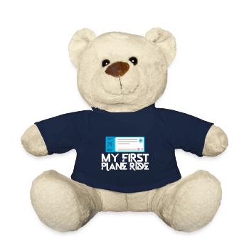 Mon premier trajet en avion 32 - Nounours - bleu marine - Devant