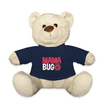 Ladybug Entomologist Ladybirds Entomology Mama Bug - Teddy - French Navy - Vorne