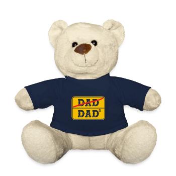 Best Dad Ever Father With 2 Kids - Teddy - French Navy - Vorne