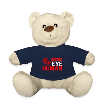 Seeing Eye Human 17 - Teddy Bear - french navy - Front