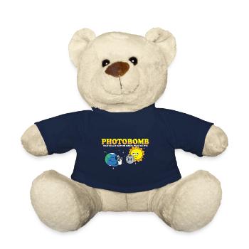 Total Solar Eclipse 2024 Totality Photobomb Sun - Teddy - French Navy - Vorne