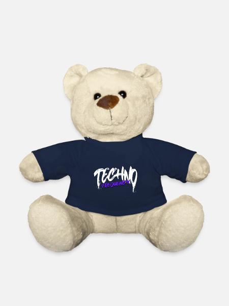 Techno - Nounours - bleu marine