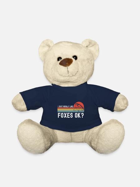 fox - Teddy Bear - french navy