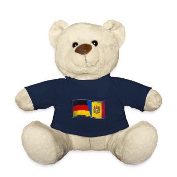 Moldau Design für stolze Deutsch-Moldauer - Teddy - French Navy - Vorne