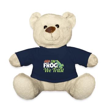 Funny In Frog We Trust Amphibian Toad Herpetologis - Teddy - French Navy - Vorne