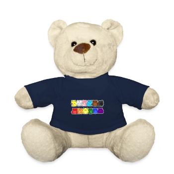 Pride Progress FlaggeFrosch Gleichberechtigung - Teddy - French Navy - Vorne