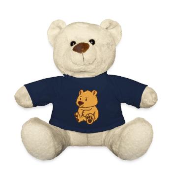 Teddy Teddy Bear Stuffed Animal Cuddle Hug - Teddy Bear - french navy - Front