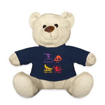 Gymnastics Exhibition for floor exercises - Teddy Bear - french navy - Front