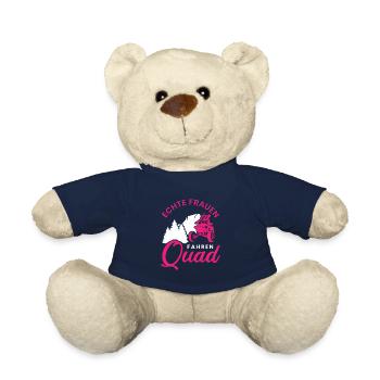 Lustig Quad Sprüche Biker Motorrad ATV Geschenk - Teddy - French Navy - Vorne