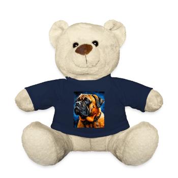 Mastiff Hund Portrait - Teddy - French Navy - Vorne