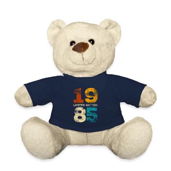 Vintage 1985 Edition Limitée - Cadeau d’anniversaire - Nounours - bleu marine - Devant