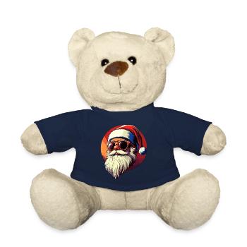 Cool Santa Claus - Teddy Bear - french navy - Front