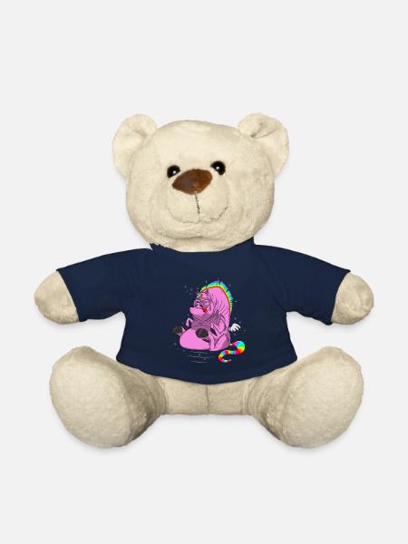 Einhorn Schwein mit Flügel - Teddy - French Navy