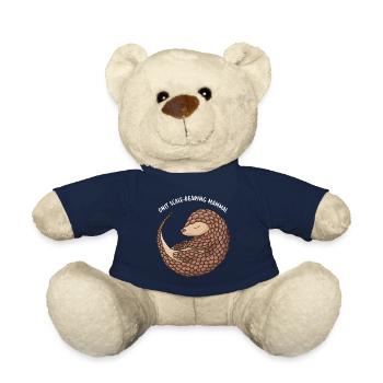 Only Scale-Bearing Mammal Pangolin - Teddy Bear - french navy - Front