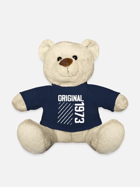 Original 1973 51e Anniversaire Cadeau Retro - Nounours - bleu marine