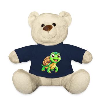 Méga Tortue Mignonne - Nounours - bleu marine - Devant