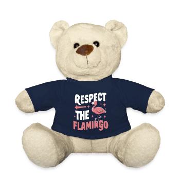 Flamingo Tier Rosa - Teddy - French Navy - Vorne