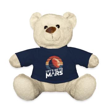 Mars Planète Planète Système Solaire - Nounours - bleu marine - Devant