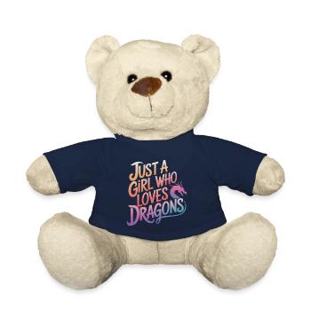 Dragon Mystic Dragon Fantasy - Teddy Bear - french navy - Front