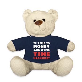 Time travel - Teddy Bear - french navy - Front