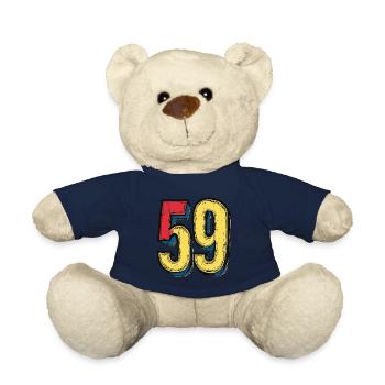 59 Zahl Comic - Teddy - French Navy - Vorne