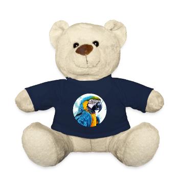 Blau-Gold Ara - Teddy - French Navy - Vorne