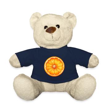 Orange für einen Orange Liebhaber - Teddy - French Navy - Vorne