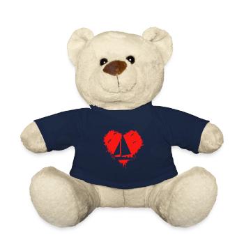 Segeln Herz Splash - Teddy - French Navy - Vorne