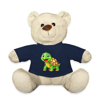 Méga Tortue Mignonne - Nounours - bleu marine - Devant